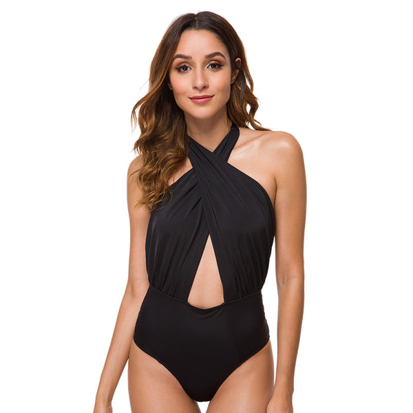 Nautical Cross One-Piece Swimsuit