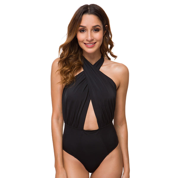 Nautical Cross One-Piece Swimsuit